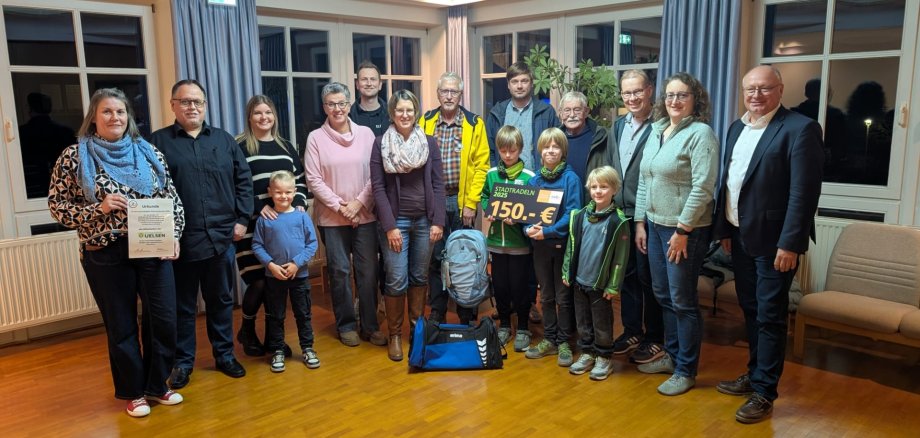 All winners of the City Cycling 2025 at the award ceremony