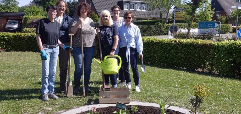 Nadat het werk gedaan is, is iedereen trots