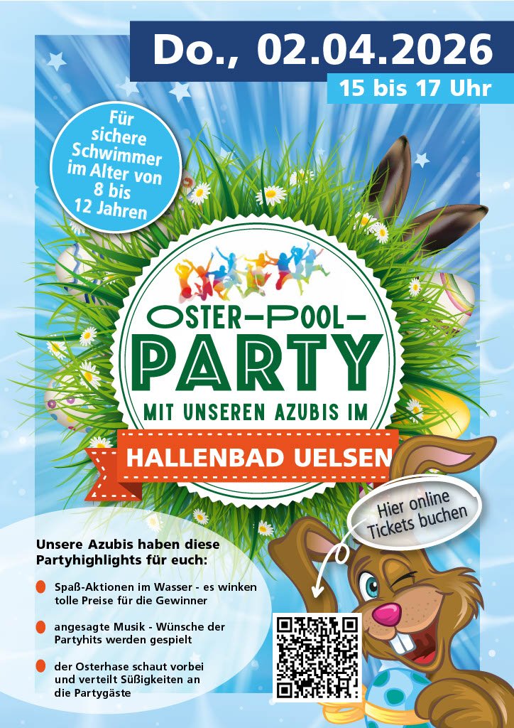 Reclame Zwembadfeest