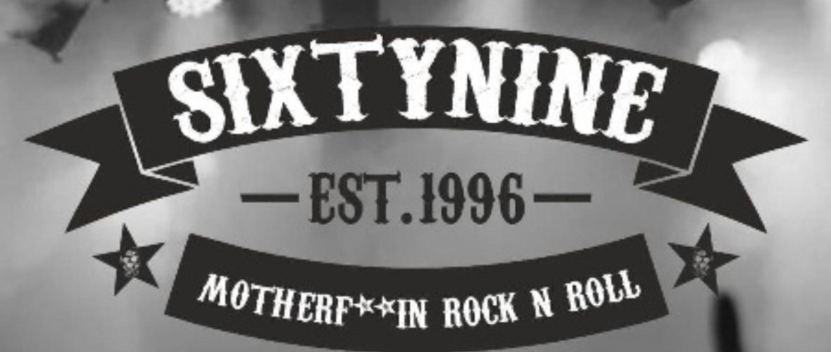 Kein Titel (40 x 15 cm) (30 x 15 cm) - 1 Logo der Band Sixty Nine